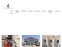Tablet Screenshot of garcialimentos.com